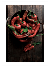 Sweet Red Peppers - Art Print